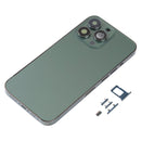 Back Housing Cover with SIM Card Tray & Side Keys & Camera Lens for iPhone 13 Pro(Green)