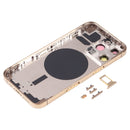 Back Housing Cover with SIM Card Tray & Side Keys & Camera Lens for iPhone 13 Pro(Gold)