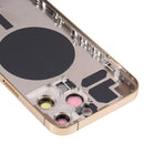 Back Housing Cover with SIM Card Tray & Side Keys & Camera Lens for iPhone 13 Pro(Gold)