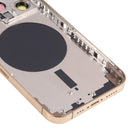 Back Housing Cover with SIM Card Tray & Side Keys & Camera Lens for iPhone 13 Pro(Gold)