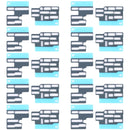 10 Sets Mainboard FPC Connector Sponge Foam Pads for iPhone 13 mini
