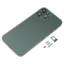 Back Housing Cover with SIM Card Tray & Side Keys & Camera Lens for iPhone 13 Pro Max(Green)