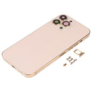 Back Housing Cover with SIM Card Tray & Side Keys & Camera Lens for iPhone 13 Pro Max(Gold)