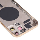 Back Housing Cover with SIM Card Tray & Side Keys & Camera Lens for iPhone 13 Pro Max(Gold)
