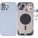 Back Housing Cover with SIM Card Tray & Side Keys & Camera Lens for iPhone 13 Pro Max(Blue)