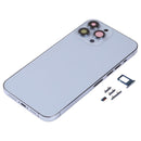 Back Housing Cover with SIM Card Tray & Side Keys & Camera Lens for iPhone 13 Pro Max(Blue)