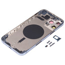 Back Housing Cover with SIM Card Tray & Side Keys & Camera Lens for iPhone 13 Pro Max(Blue)