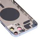 Back Housing Cover with SIM Card Tray & Side Keys & Camera Lens for iPhone 13 Pro Max(Blue)