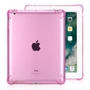 Highly Transparent TPU Full Thicken Corners Shockproof Protective Case for iPad 4 / 3 / 2 (Red)