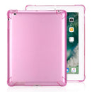 Highly Transparent TPU Full Thicken Corners Shockproof Protective Case for iPad 4 / 3 / 2 (Red)