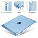 Highly Transparent TPU Full Thicken Corners Shockproof Protective Case for iPad 4 / 3 / 2 (Red)