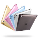 Highly Transparent TPU Full Thicken Corners Shockproof Protective Case for iPad 4 / 3 / 2 (Gold)