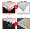 Highly Transparent TPU Full Thicken Corners Shockproof Protective Case for iPad 4 / 3 / 2 (Gold)