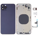 Back Housing Cover with Appearance Imitation of iP14 Pro Max for iPhone XR(Purple)