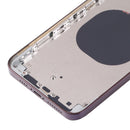 Back Housing Cover with Appearance Imitation of iP14 Pro Max for iPhone XR(Purple)