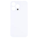 Easy Replacement Big Camera Hole Glass Back Battery Cover for iPhone 14 Pro(Silver)