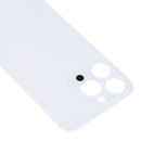 Easy Replacement Big Camera Hole Glass Back Battery Cover for iPhone 14 Pro(Silver)