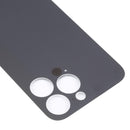 Easy Replacement Big Camera Hole Glass Back Battery Cover for iPhone 14 Pro(Silver)