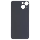 For iPhone 14 Plus Easy Replacement Big Camera Hole Glass Back Battery Cover(Pink)
