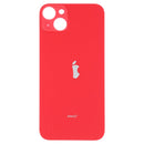 For iPhone 14 Plus Easy Replacement Big Camera Hole Glass Back Battery Cover(Red)