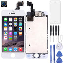 LCD Screen and Digitizer Full Assembly with Front Camera for iPhone 5S(White)