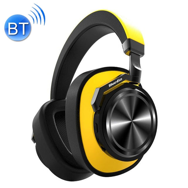 Bluedio T6 Bluetooth Version 5.0 Headset Bluetooth Headset(Yellow)