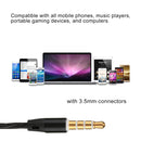 C-65 Wired Earbuds Headphones Dual Driver In-Ear 3.5mm Wired Stereo Earphones with Mic(Black)