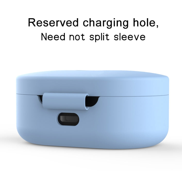 Silicone Charging Box Protective Case for Xiaomi Redmi AirDots / AirDots S / AirDots 2(Red)