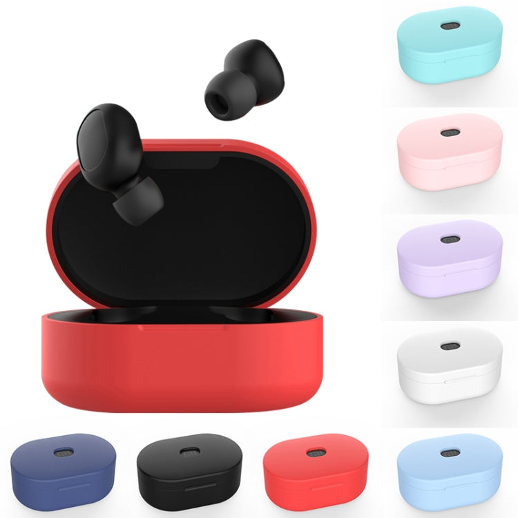 Silicone Charging Box Protective Case for Xiaomi Redmi AirDots / AirDots S / AirDots 2(Red)