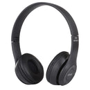 P47 Foldable Wireless Bluetooth Headphone with 3.5mm Audio Jack, Support MP3 / FM / Call(Black)