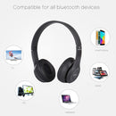 P47 Foldable Wireless Bluetooth Headphone with 3.5mm Audio Jack, Support MP3 / FM / Call(Black)