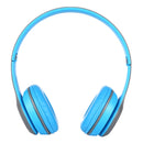 P47 Foldable Wireless Bluetooth Headphone with 3.5mm Audio Jack, Support MP3 / FM / Call(Blue)