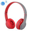 P47 Foldable Wireless Bluetooth Headphone with 3.5mm Audio Jack, Support MP3 / FM / Call(Red)