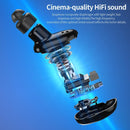 V21 Mini Single Ear Stereo Bluetooth V5.0 Wireless Earphones without Charging Box(Black)