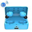 G10 TWS Bluetooth 5.0 Wireless Bluetooth Earphone with Charging Box, Support Digital Display & HD Call & Power Bank(Blue)