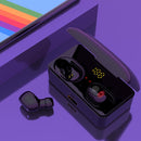 G10 TWS Bluetooth 5.0 Wireless Bluetooth Earphone with Charging Box, Support Digital Display & HD Call & Power Bank(Red)