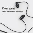Original Lenovo HF130 High Sound Quality Noise Cancelling In-Ear Wired Control Earphone(Black)