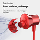 Original Lenovo HF130 High Sound Quality Noise Cancelling In-Ear Wired Control Earphone(Black)
