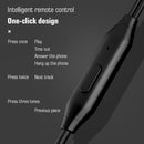 Original Lenovo HF130 High Sound Quality Noise Cancelling In-Ear Wired Control Earphone(Black)