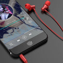 Original Lenovo HF130 High Sound Quality Noise Cancelling In-Ear Wired Control Earphone(Red)