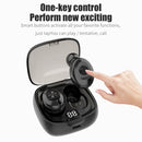 XG-8 TWS Digital Display Touch Bluetooth Earphone with Magnetic Charging Box(Blue)