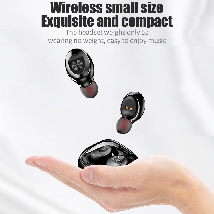 XG-8 TWS Digital Display Touch Bluetooth Earphone with Magnetic Charging Box(Blue)