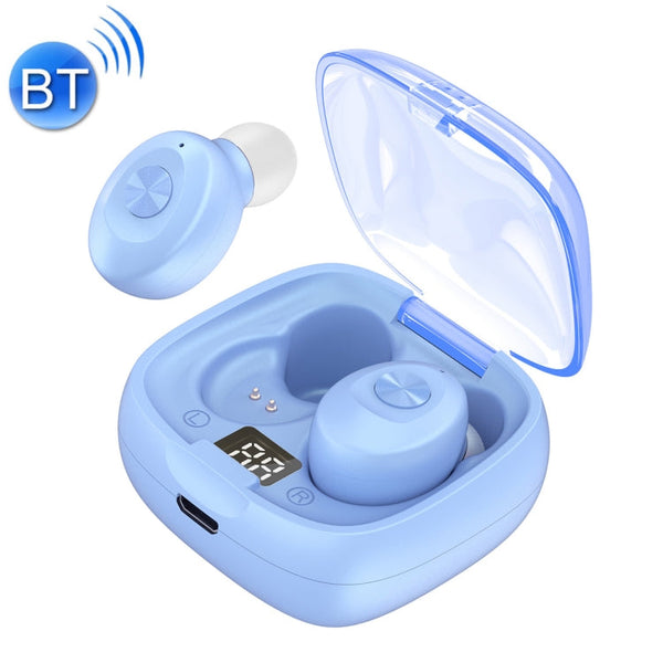 XG-8 TWS Digital Display Touch Bluetooth Earphone with Magnetic Charging Box(Blue)