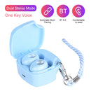 TWS-A8 Bluetooth 5.0 Mini True Wireless Stereo Sports Bluetooth Earphone with Charging Box(Black)