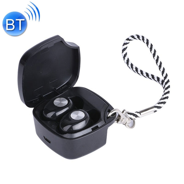TWS-A8 Bluetooth 5.0 Mini True Wireless Stereo Sports Bluetooth Earphone with Charging Box(Black)
