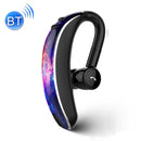 V7 Bluetooth 5.0 Business Style Wireless Stereo Sports Bluetooth Earphone, Support Inform Caller Name (Purple)