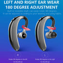 V7 Bluetooth 5.0 Business Style Wireless Stereo Sports Bluetooth Earphone, Support Inform Caller Name (Purple)