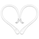 For AirPods 1 / 2 / Pro Anti-lost Silicone Earphone Ear-hook(Clear White)
