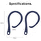 For AirPods 1 / 2 / Pro Anti-lost Silicone Earphone Ear-hook(Dark Blue)