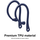 For AirPods 1 / 2 / Pro Anti-lost Silicone Earphone Ear-hook(Dark Blue)